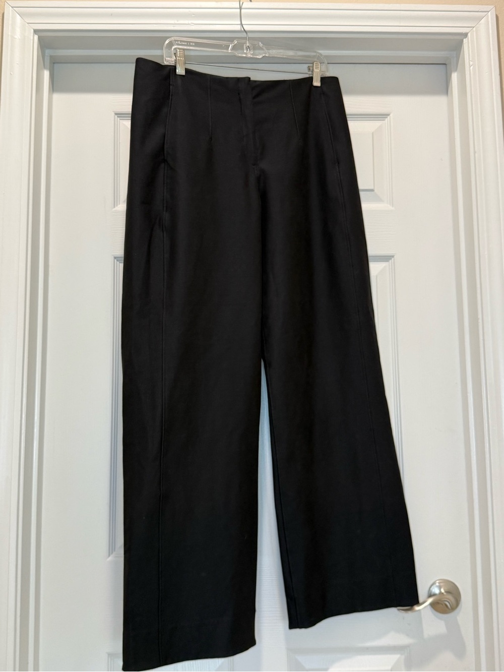 Lululemon Classic Black Wide-Leg Trousers Size 14